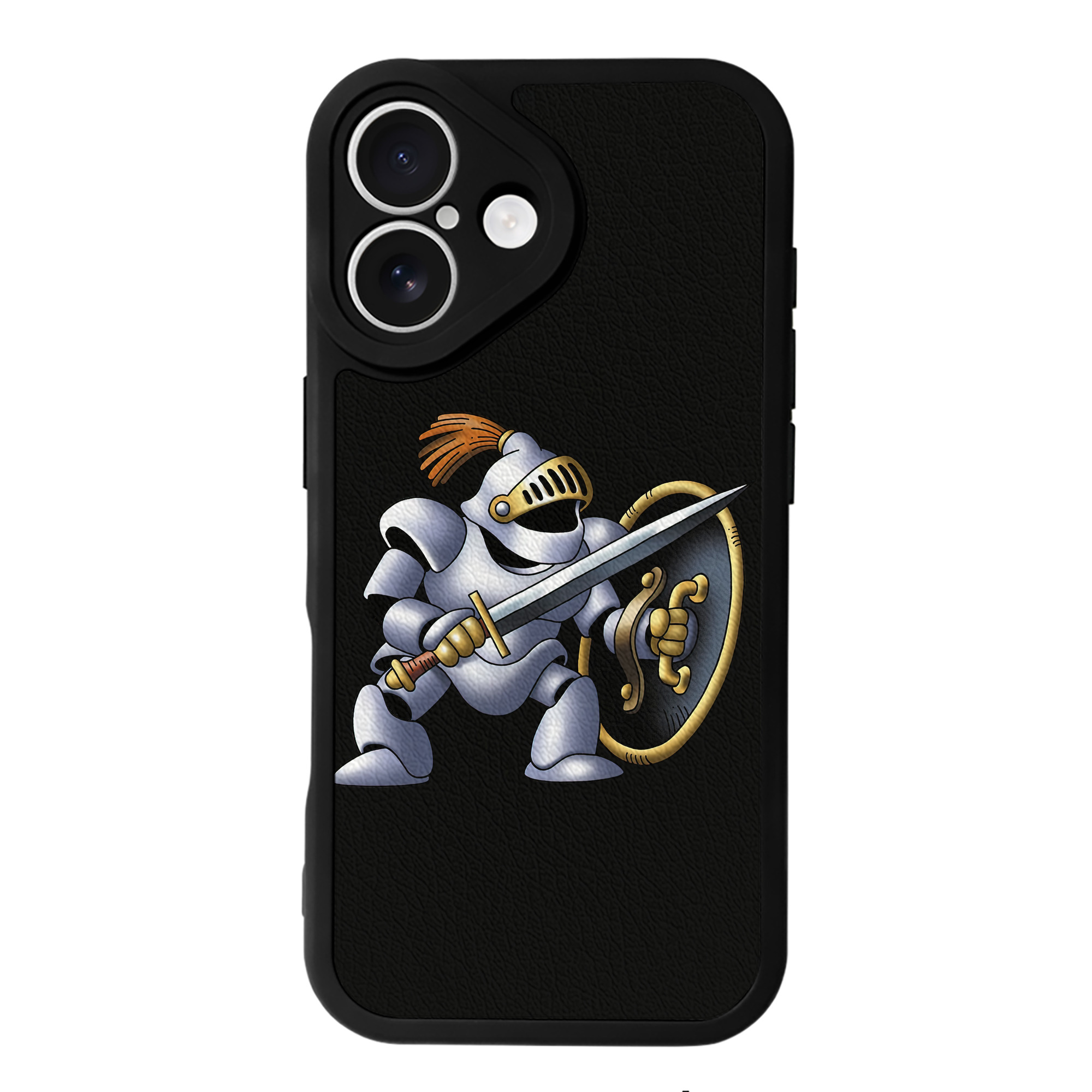 （画像用） ドラゴンクエスト Doragon Kuesuto Dragon Quest 【iPhone 16シリーズ対応】シリコンスマホケース（レザー調） 材質：シリコン